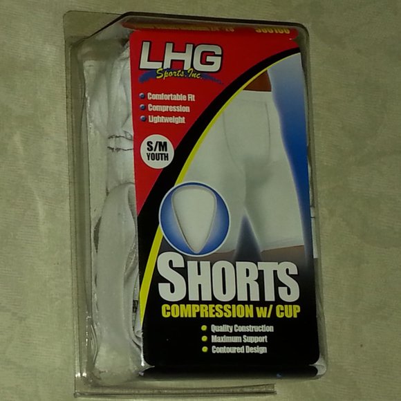 LHG Sports Compression Shorts With Cup S/M YOUTH - Picture 7 of 7